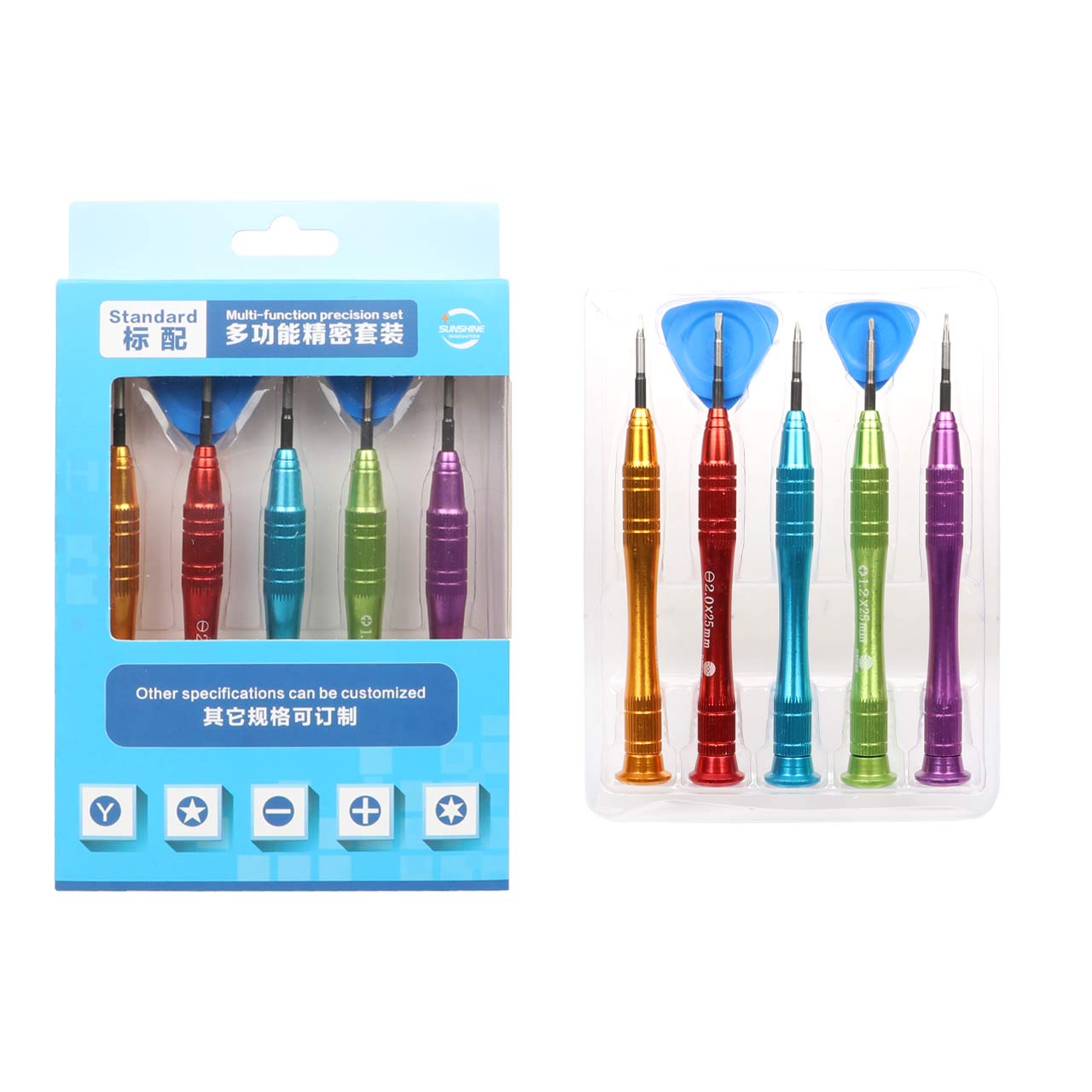 SET DESTORNILLADOR ESTÁNDAR SUNSHINE SS-5103B