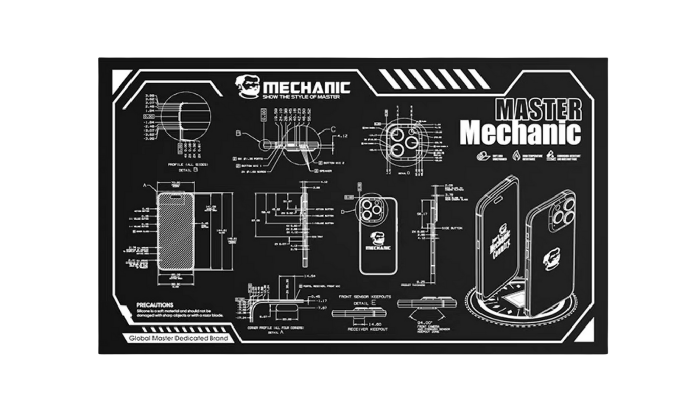 ALFOMBRA MECHANIC V78 RESISTENTE A CALOR/ANTIESTATICA