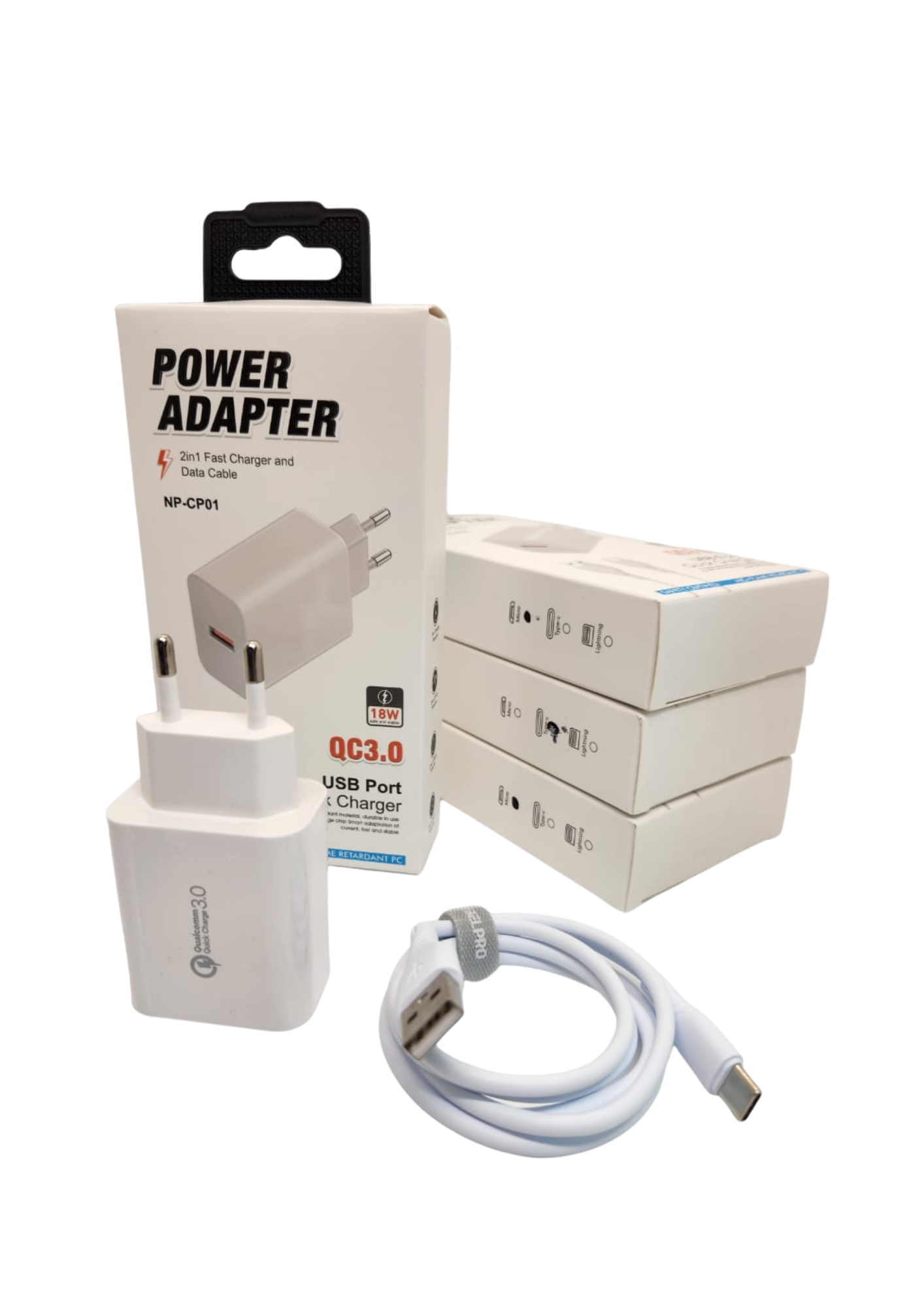 CARGADOR TIPO C DE 18W CON CABLE