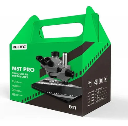 MICROSCOPIO TRINOCULAR RELIFE RL-M5T PRO B11 GREY BLACK