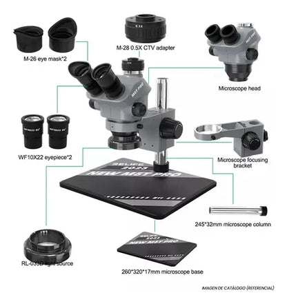MICROSCOPIO TRINOCULAR RELIFE RL-M5T PRO B11 GREY BLACK
