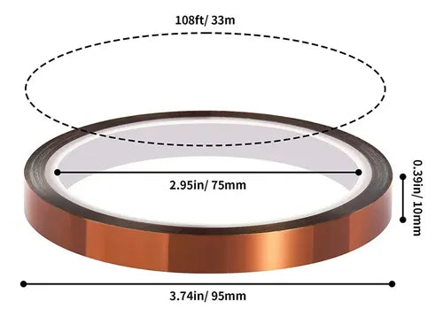 CINTA TERMICA AISLANTE 10MM