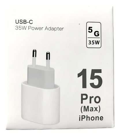 ADAPTADOR COMPATIBLE CON IPHONE 16 35W