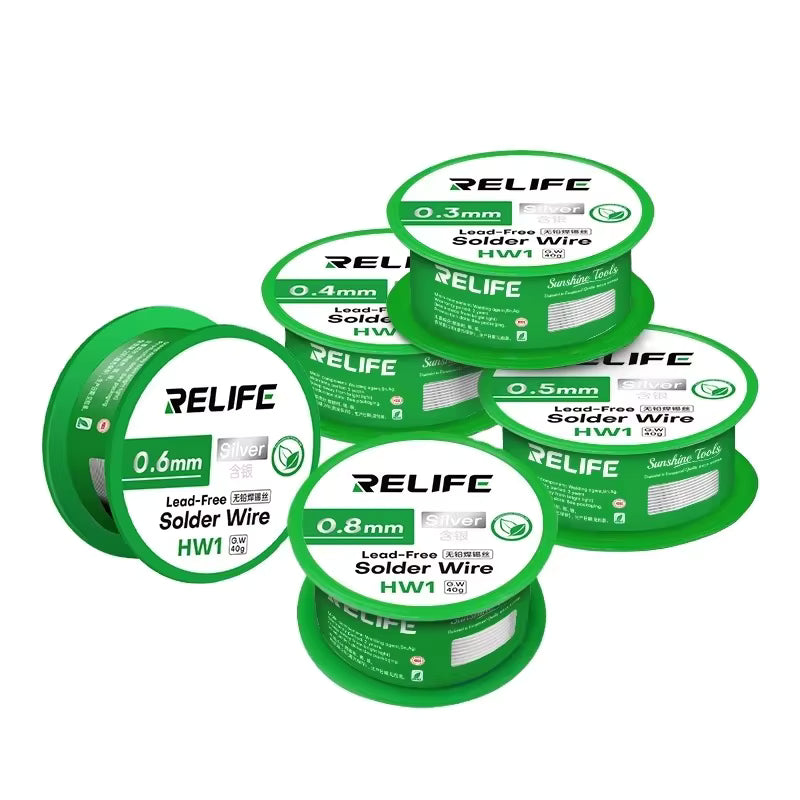 ALAMBRE ESTAÑO RELIFE HW1 0.6MM 40G