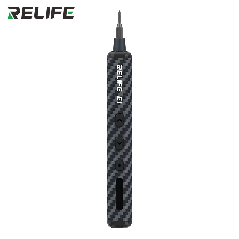 JUEGO DE DESTORNILLADORES ELECTRICOS DE FIBRA DE CARBONO RELIFE E1