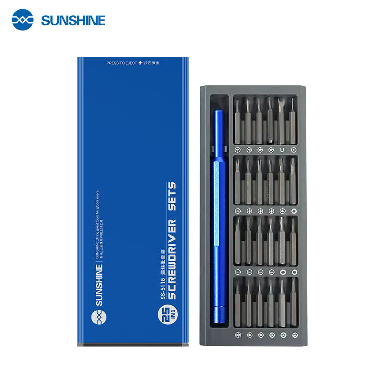 SET DESTORNILLADOR 25 EN 1 SUNSHINE SS-5118