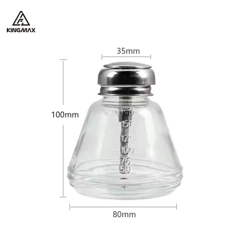 DISPENSADOR ALCOHOL DE VIDRIO DKT