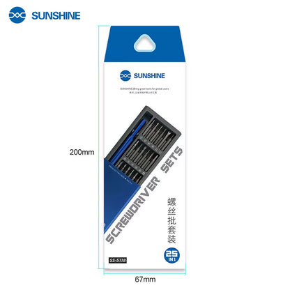 SET DESTORNILLADOR 25 EN 1 SUNSHINE SS-5118