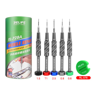 SET DESTORNILLADOR PRECISION RELIFE RL-728A