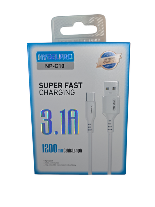 CABLE USB A C 3.1 A. NYBELPRO