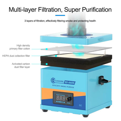 EXTRACTOR DE HUMO SUNCHINE SS-6605