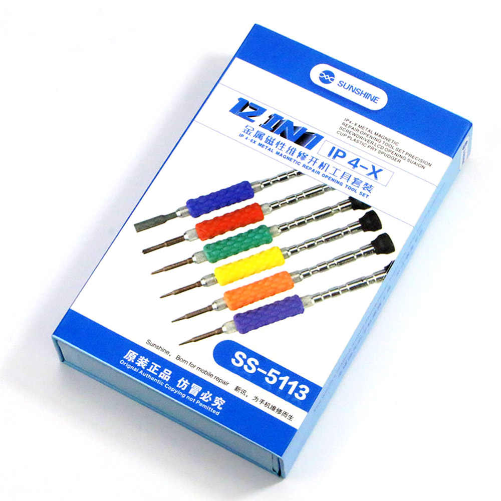 SET REPARACION 12 EN 1 DESTORNILLADOR + EXTRAS SS-5113