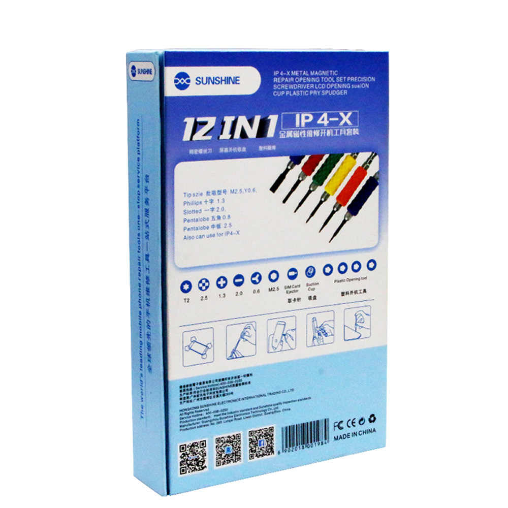 SET REPARACION 12 EN 1 DESTORNILLADOR + EXTRAS SS-5113