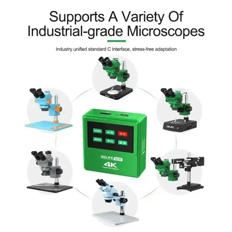 CAMARA DE MICROSCOPIO 4K TOUCH CONTROL RELIFE M-17