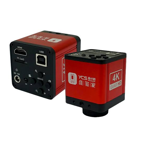 CAMARA DE MICROSCOPIO 4K HD YCS ROJA