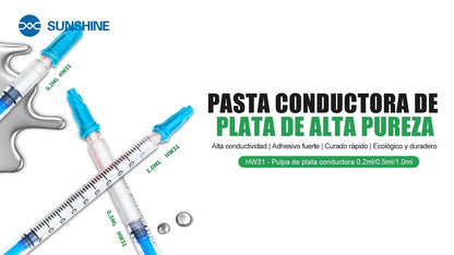 Pasta conductora de plata Relife HW31 – imagen 2
